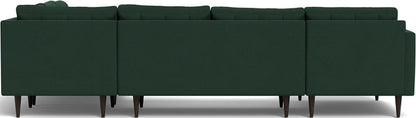 Wallace 130" Corner Sectionals w. Left Chaise - Dream Forest
