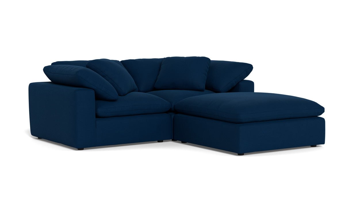 Fluffy 89" 2 Piece Sofa w/Otto - Dream Eclipse