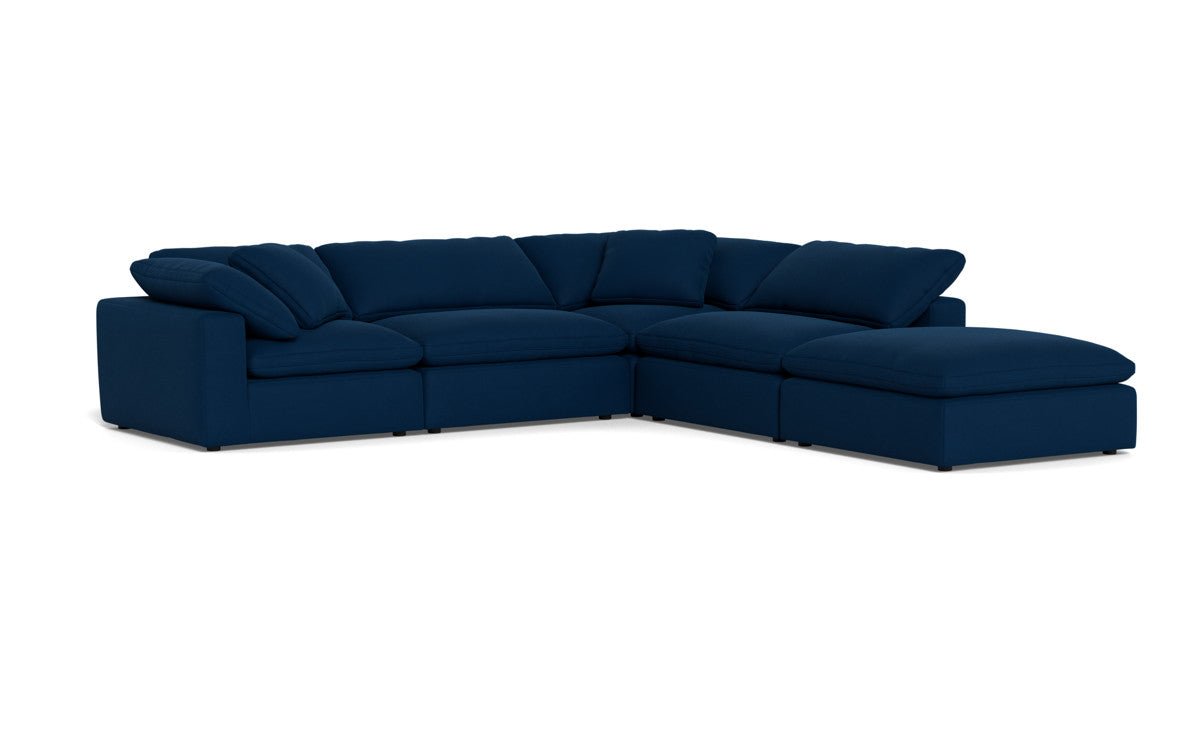 Fluffy 133.5" 4 Piece Sectional w/Otto - Dream Eclipse