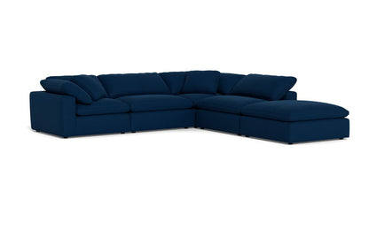 Fluffy 133.5" 4 Piece Sectional w/Otto - Dream Eclipse