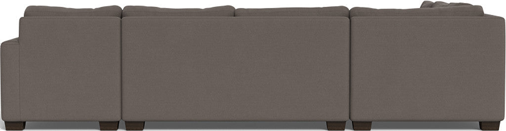 Track 141" Corner Sectionals w. Right Chaise - Toscana Otter