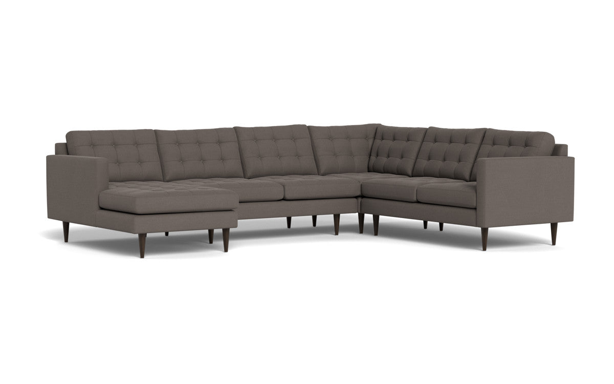 Wallace 130" Corner Sectionals w. Left Chaise - Toscana Otter