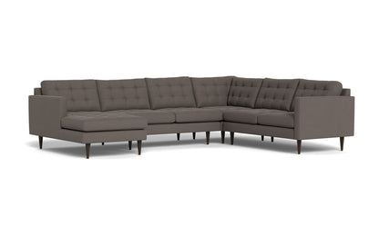 Wallace 130" Corner Sectionals w. Left Chaise - Toscana Otter