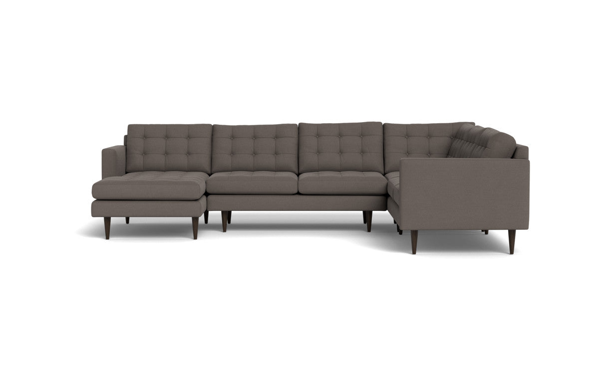 Wallace 130" Corner Sectionals w. Left Chaise - Toscana Otter