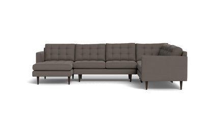 Wallace 130" Corner Sectionals w. Left Chaise - Toscana Otter