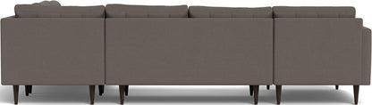 Wallace 130" Corner Sectionals w. Left Chaise - Toscana Otter