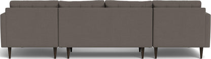 Wallace 126" Double Chaise U Sectional - Toscana Otter