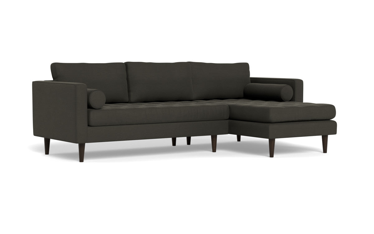 Ladybird 102" Right Chaise Sectional - Dream Chocolate