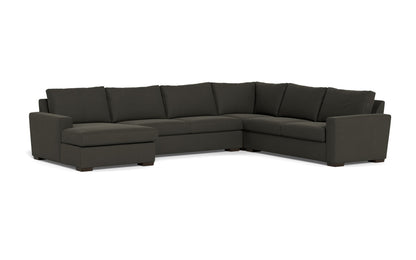 Mesa 156" Corner Sectionals w. Left Chaise - Dream Chocolate