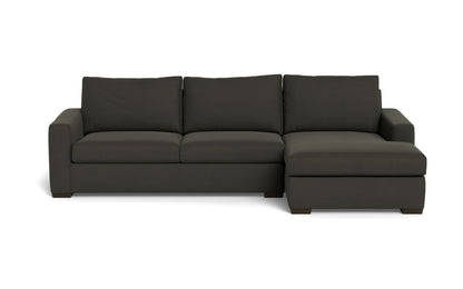 Mesa 123" Right Chaise Sectional - Dream Chocolate