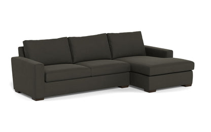 Mesa 123" Right Chaise Sectional - Dream Chocolate