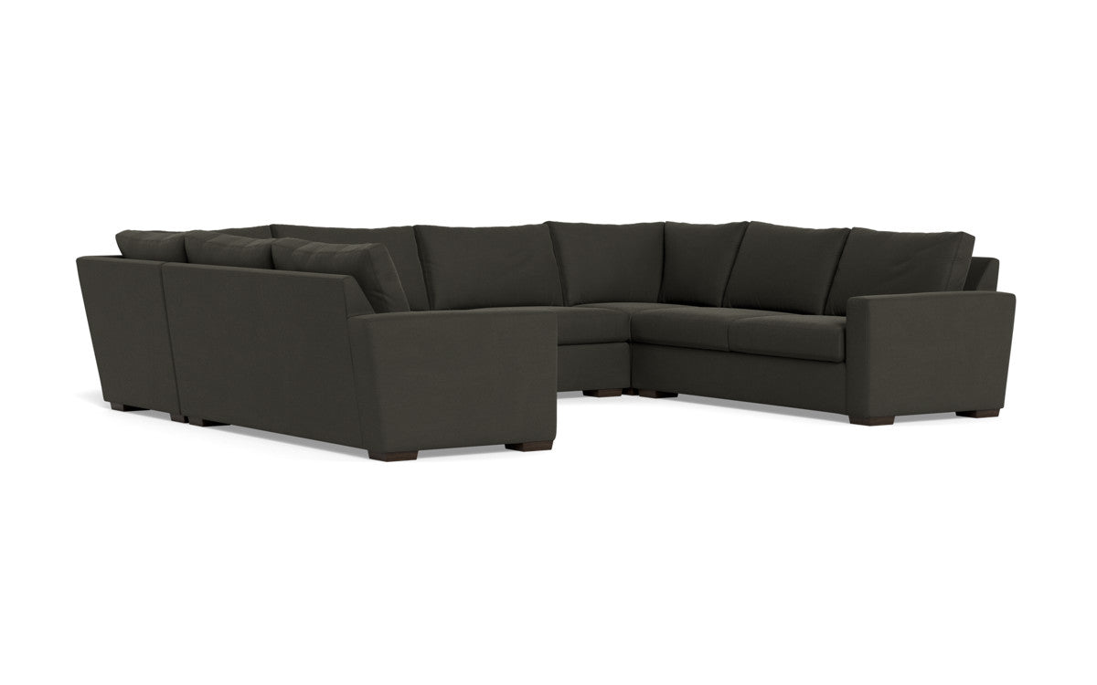 Mesa 154" Condo U Sectional - Dream Chocolate
