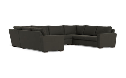 Mesa 154" Condo U Sectional - Dream Chocolate