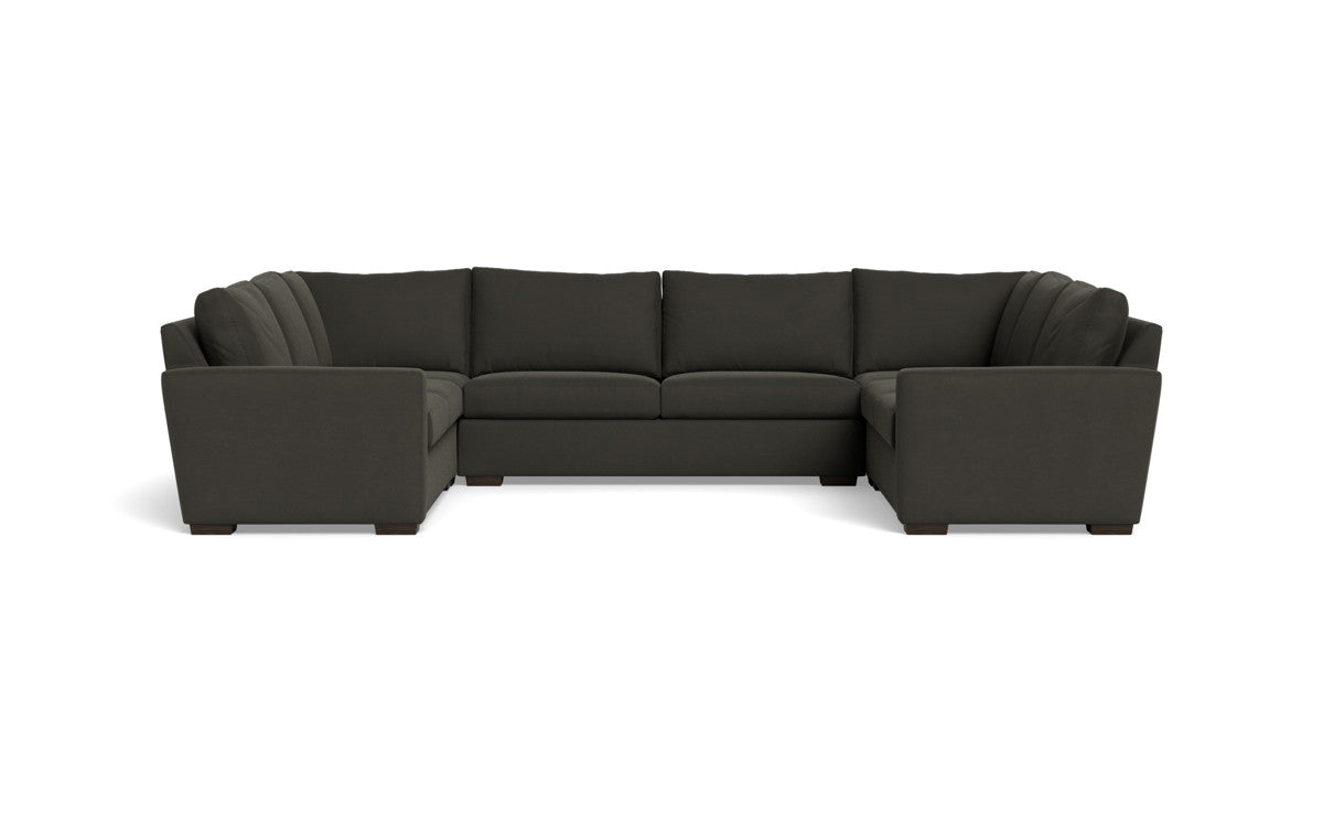 Mesa 154" Condo U Sectional - Dream Chocolate