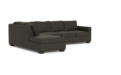 Track 121" Left Chaise Sleeper Sectional - Dream Chocolate