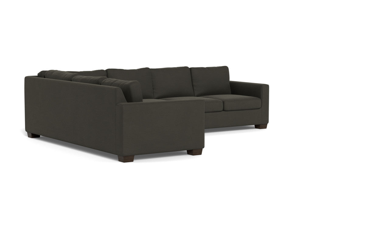 Track 121" Left Corner Sectional - Dream Chocolate