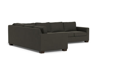 Track 121" Left Corner Sectional - Dream Chocolate
