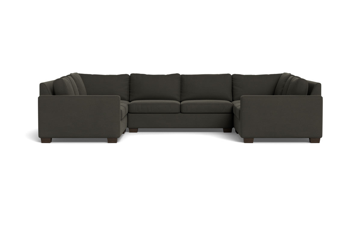 Track 141" Corner Sofa U Sectional - Dream Chocolate