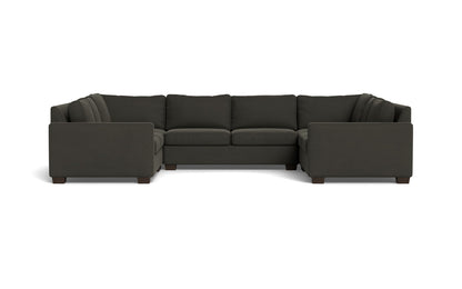 Track 141" Corner Sofa U Sectional - Dream Chocolate