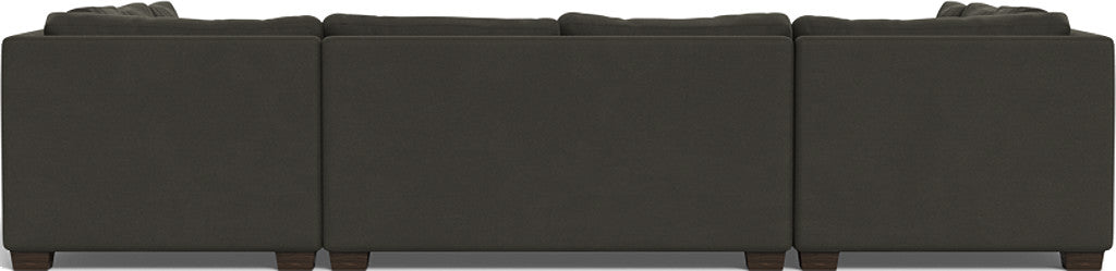 Track 141" Corner Sofa U Sectional - Dream Chocolate