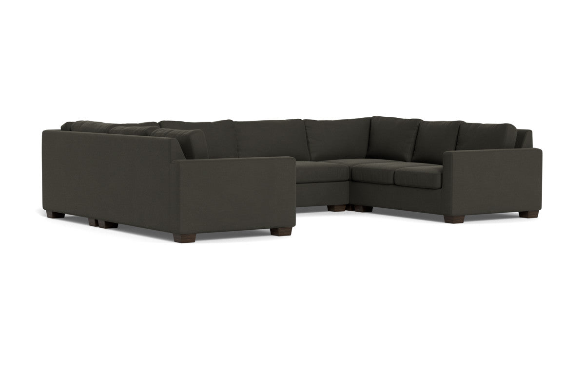 Track 141" Corner Sofa U Sectional - Dream Chocolate