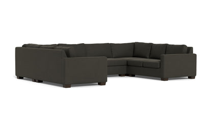 Track 141" Corner Sofa U Sectional - Dream Chocolate
