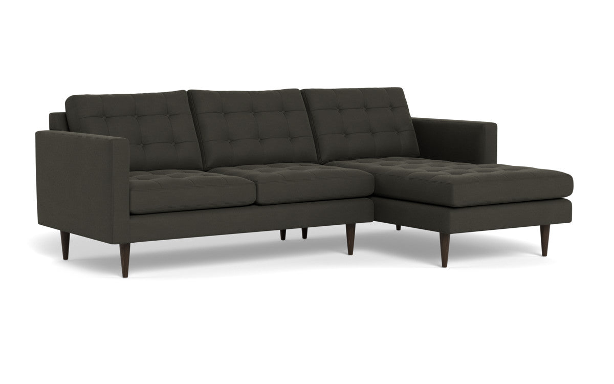 Wallace 98" Right Chaise Sectional - Dream Chocolate