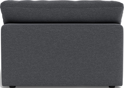 Fluffy Armless Chair - Bennett Charcoal