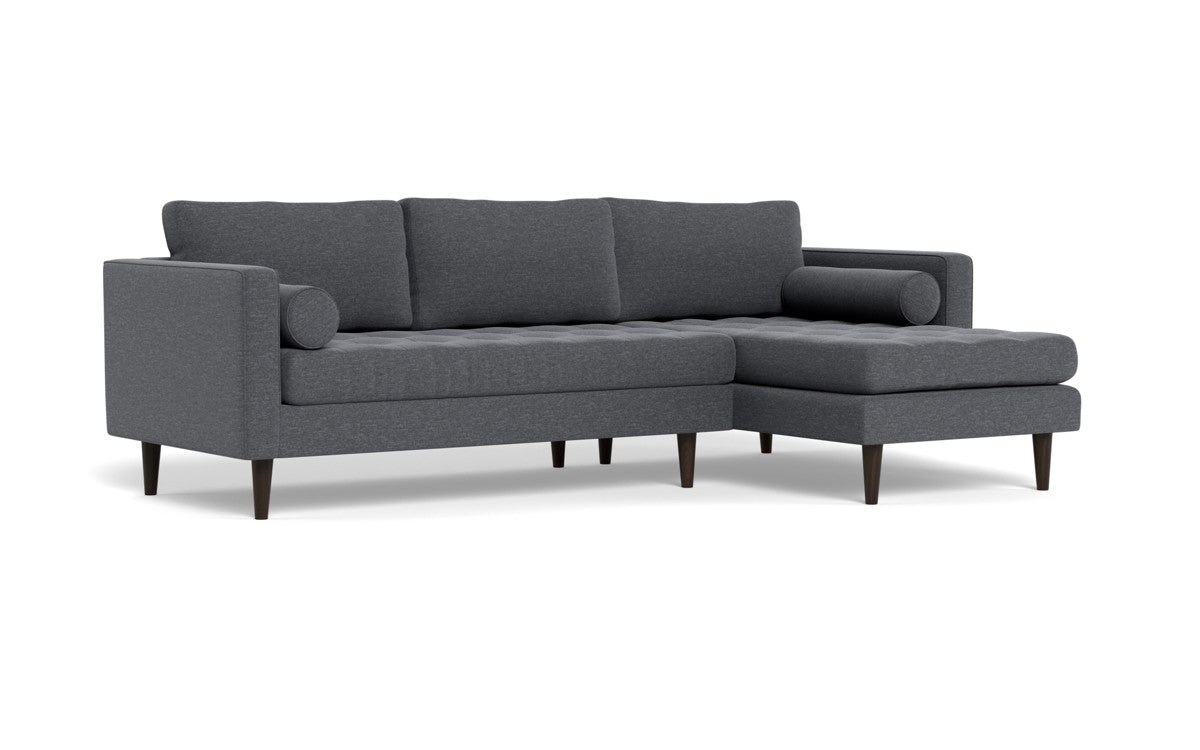 Ladybird 102" Right Chaise Sectional - Bennett Charcoal