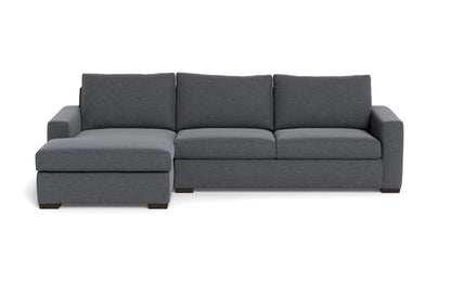 Mesa 123" Left Chaise Sectional - Bennett Charcoal