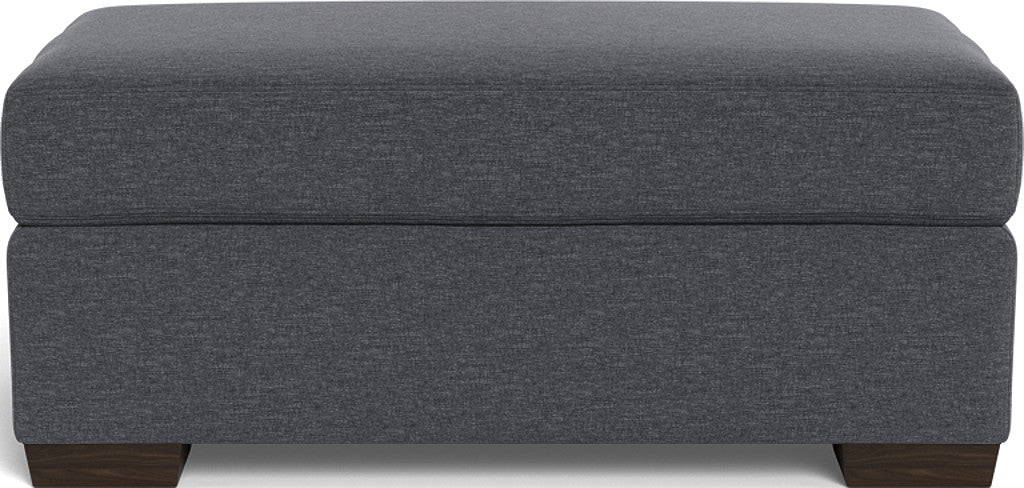 Mesa Storage Ottoman - Bennett Charcoal