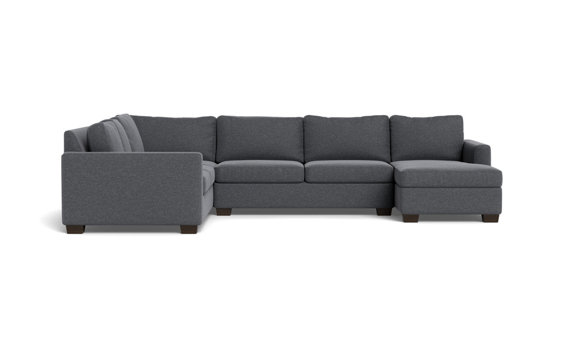 Track 141" Corner Sectionals w. Right Chaise - Bennett Charcoal