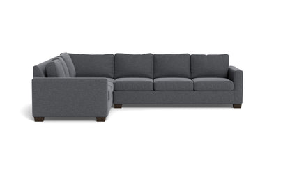 Track 121" Left Corner Sectional - Bennett Charcoal