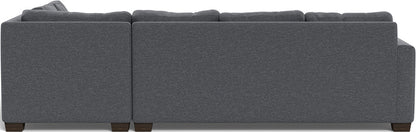 Track 121" Right Chaise Sleeper Sectional - Bennett Charcoal