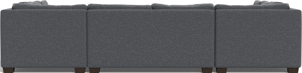 Track 141" Corner Sofa U Sectional - Bennett Charcoal