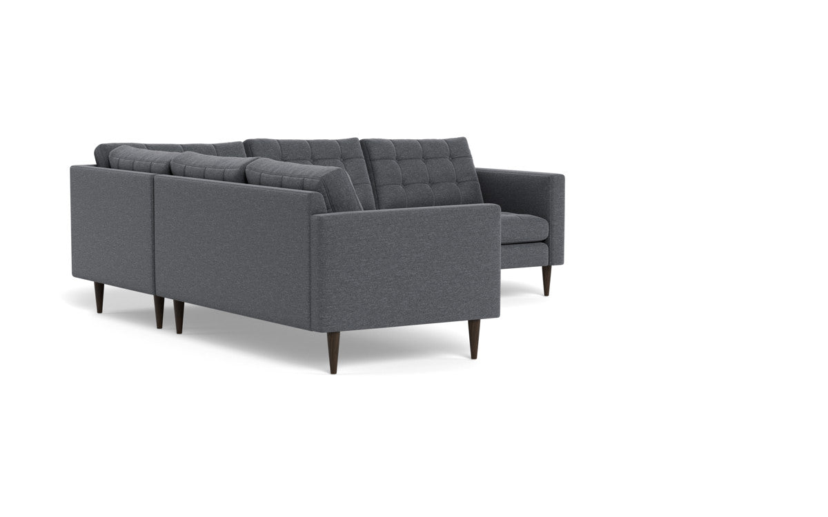 Wallace 102" Corner Sectional - Bennett Charcoal