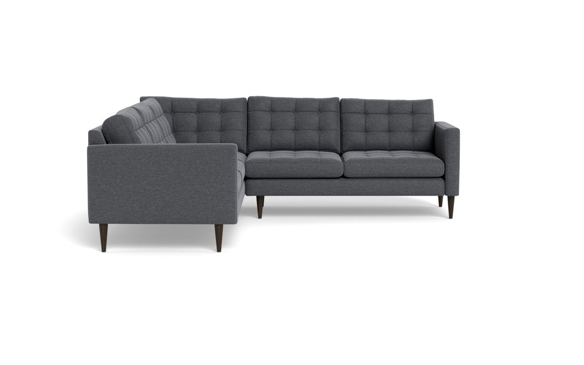 Wallace 102" Corner Sectional - Bennett Charcoal