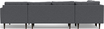 Wallace 130" Corner Sectionals w. Right Chaise - Bennett Charcoal