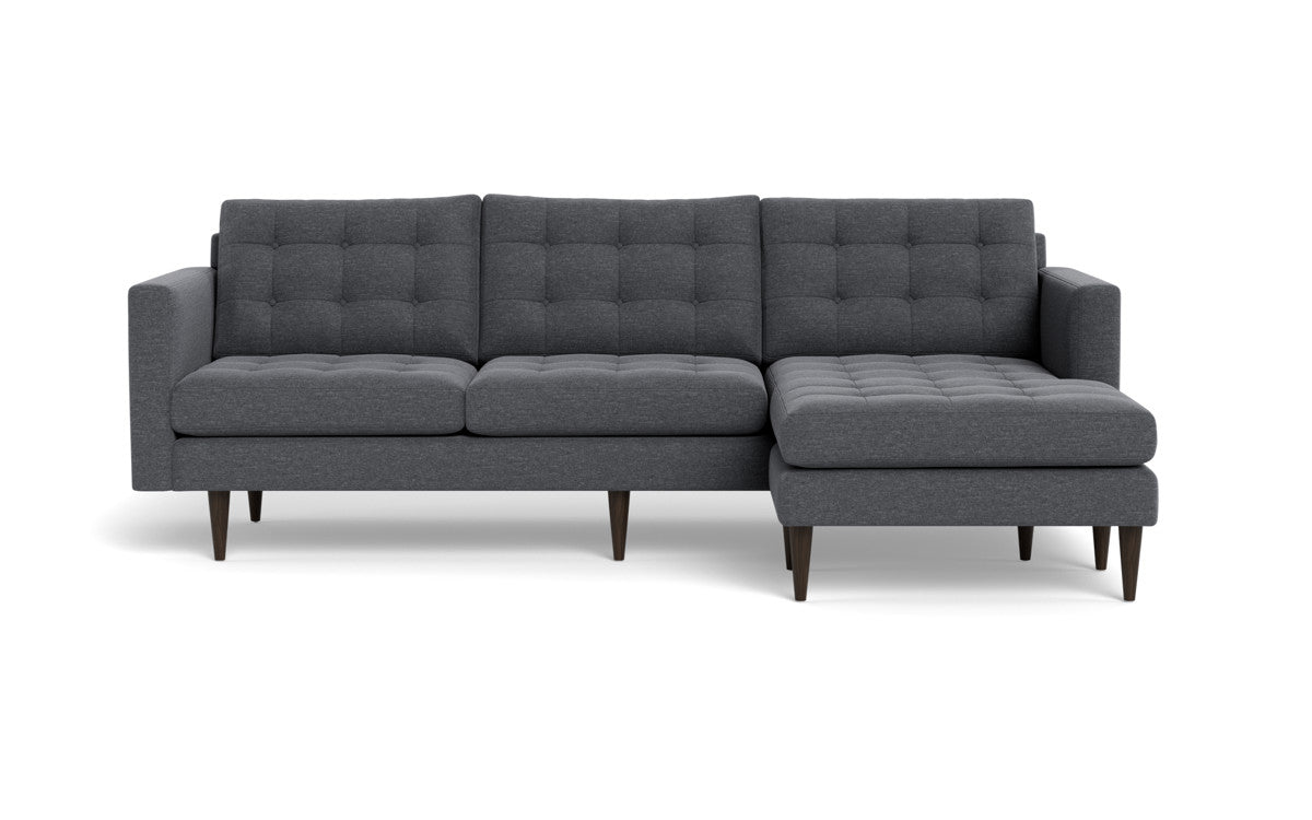 Wallace 98" Reversible Chaise Sofa - Bennett Charcoal
