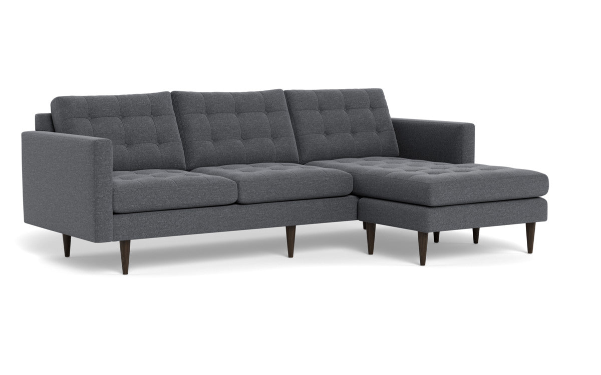 Wallace 98" Reversible Chaise Sofa - Bennett Charcoal