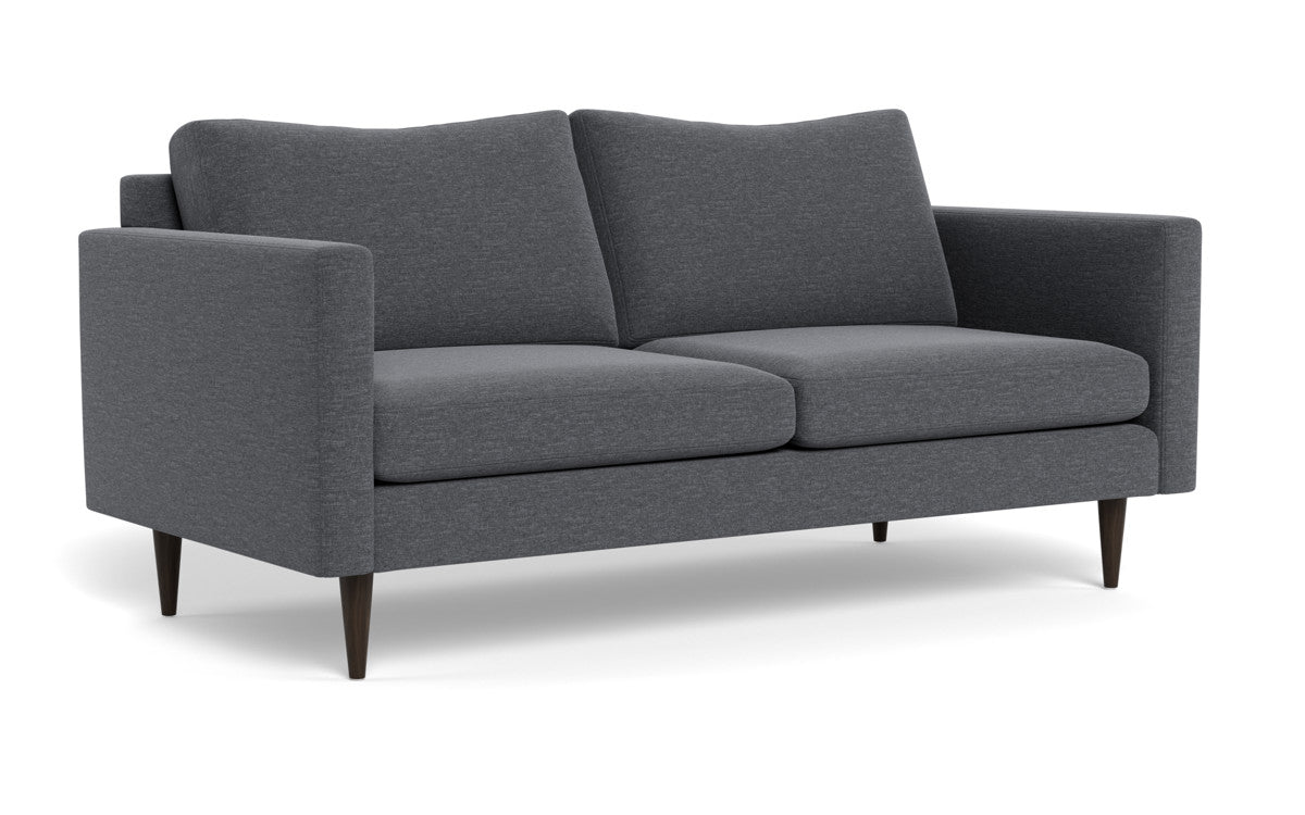 Wallace 74" Untufted Apartment Sofa - Bennett Charcoal