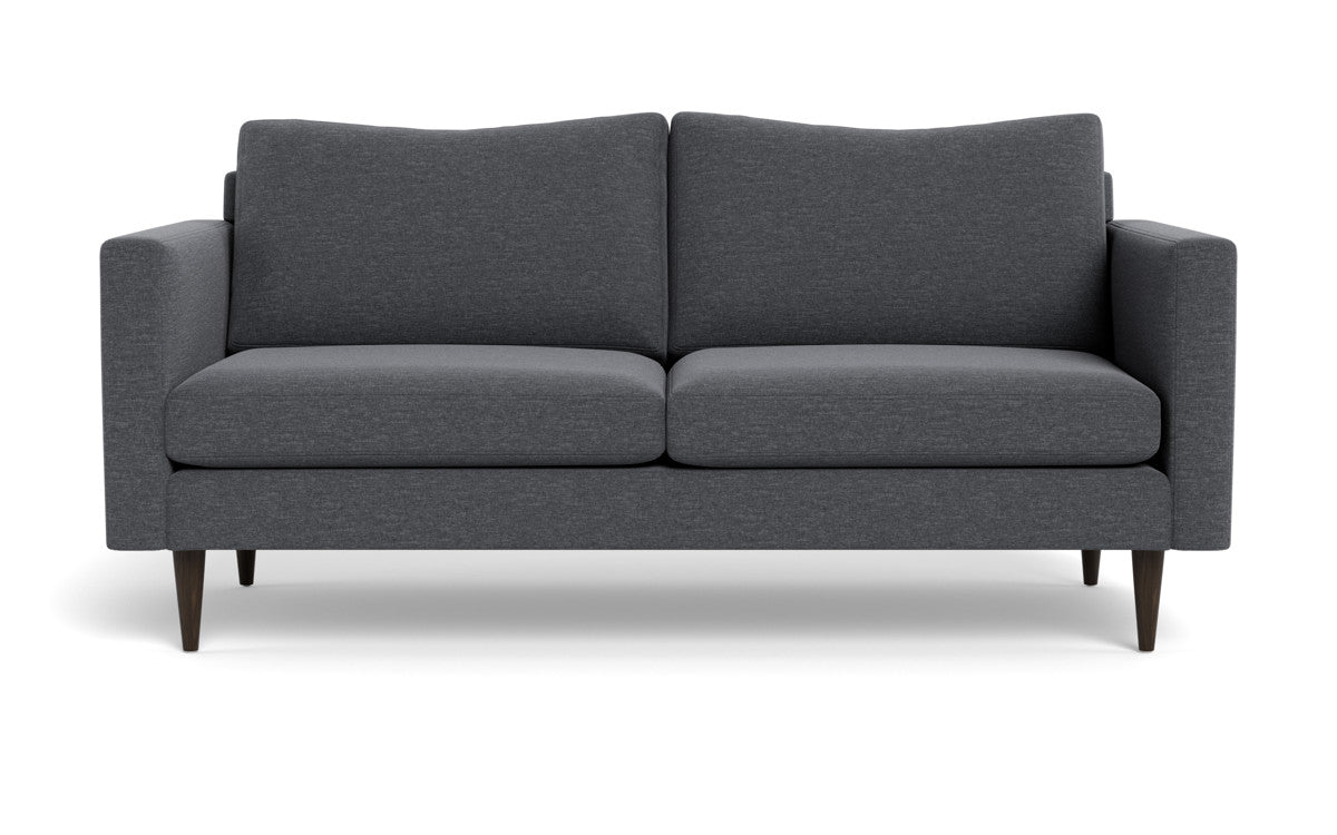 Wallace 74" Untufted Apartment Sofa - Bennett Charcoal