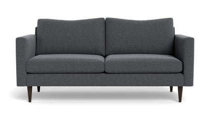 Wallace 74" Untufted Apartment Sofa - Bennett Charcoal
