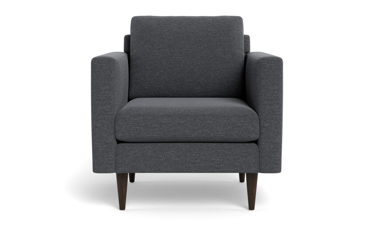 Wallace 34" Untufted Arm Chair - Bennett Charcoal