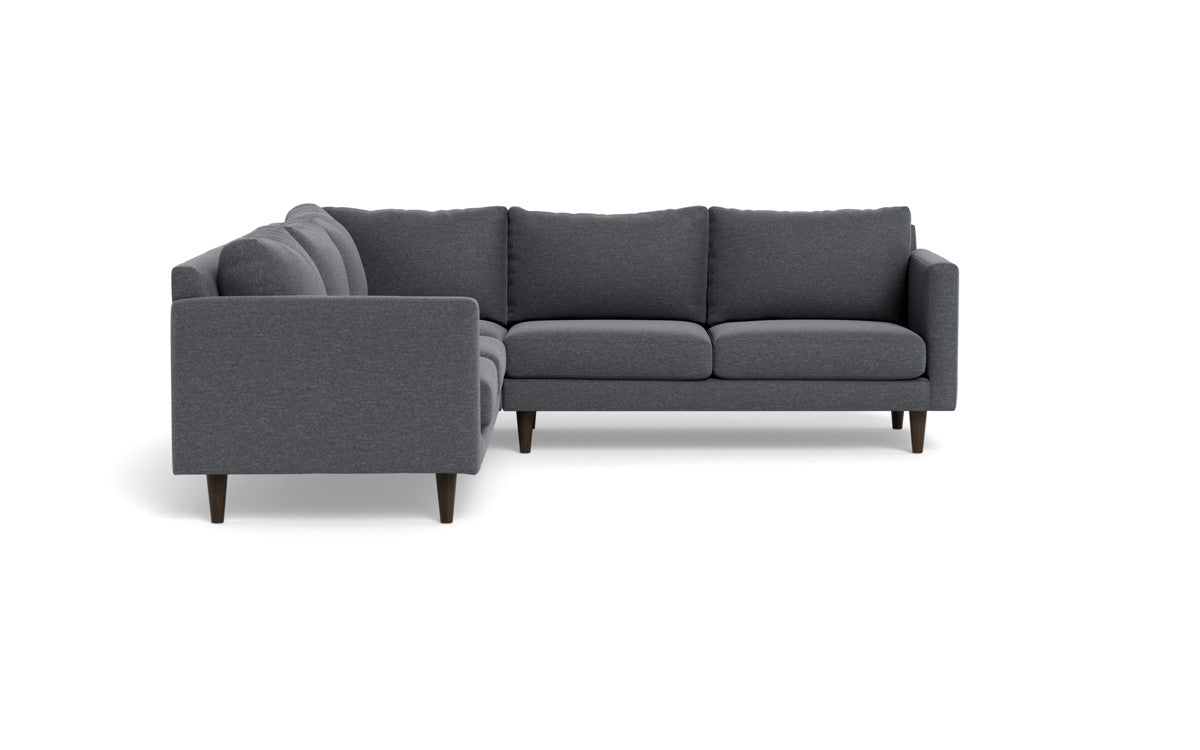 Wallace 102" Untufted Corner Sectional - Bennett Charcoal