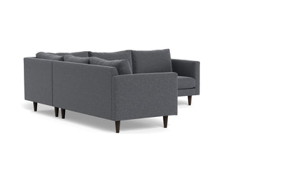 Wallace 102" Untufted Corner Sectional - Bennett Charcoal