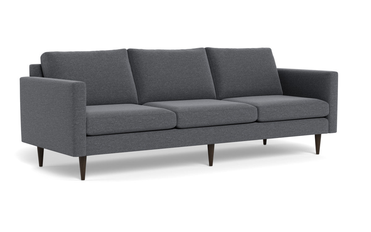 Wallace 98" Untufted Estate Sofa - Bennett Charcoal