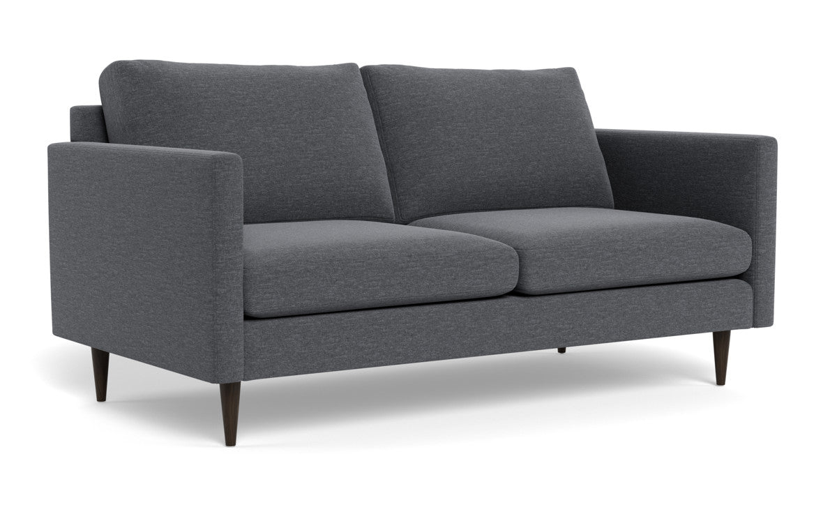 Wallace 69" Untufted Loveseat - Bennett Charcoal