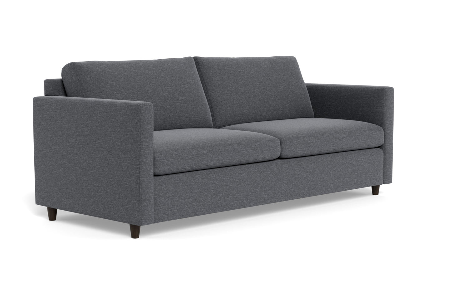 Wallace 74" Untufted Queen Sleeper Sofa - Bennett Charcoal