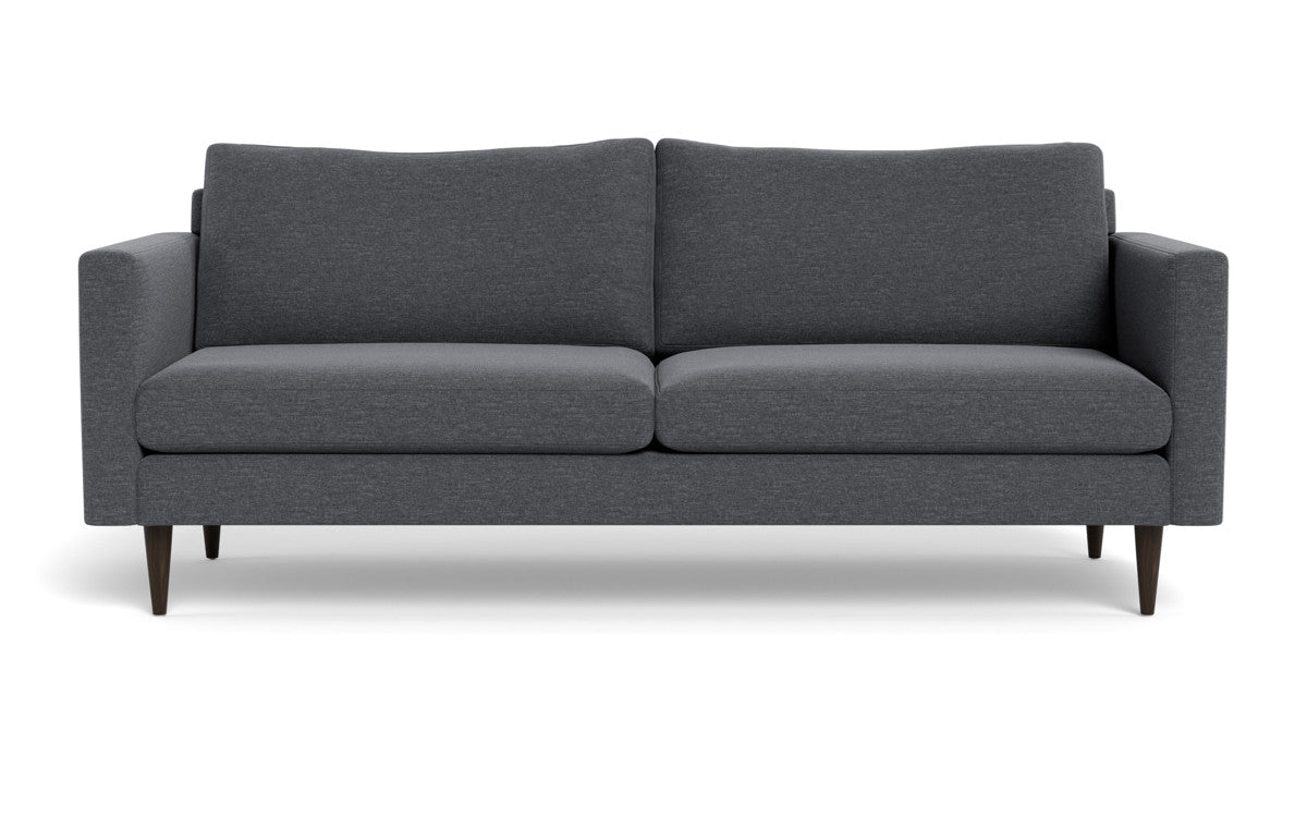 Wallace 85" Untufted Sofa - Bennett Charcoal